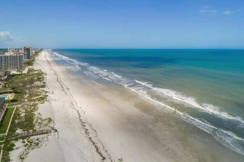 ariel view of beach from this location