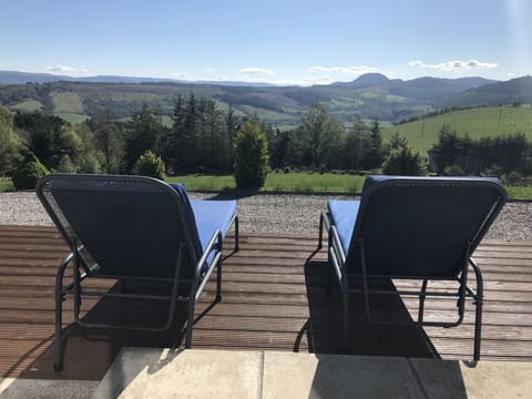 View from the decking area