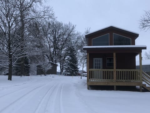 Outside during Winter
