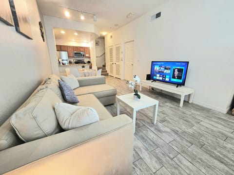 Brigh, open Living Area Smart TV, internet