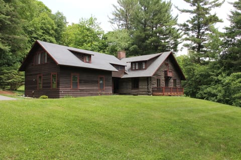 Main house - kitchen and dining on the left, living room on the right.