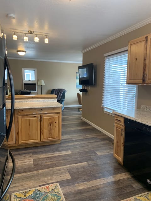 Kitchen also has crockpot, toaster, and margarita maker