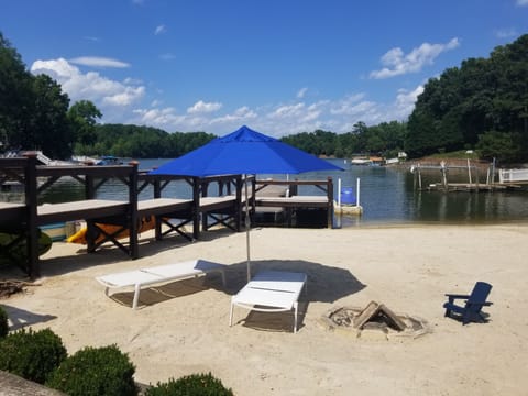 White Sandy Beach on Lake Wylie