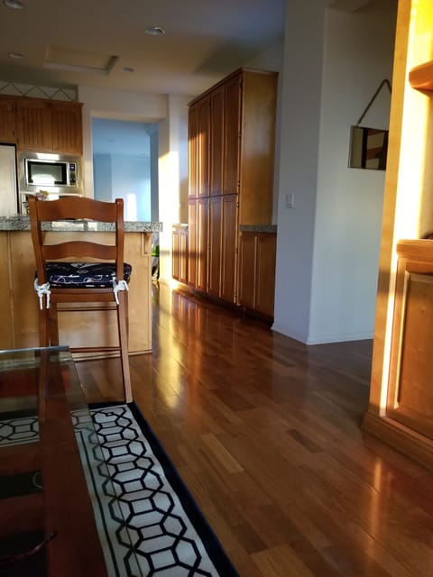 Entry to Renovated Kitchen and Famiky Room