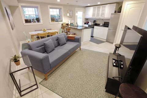 Step into your open living room / dining kitchen space! 