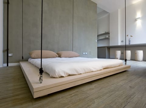 The design double bed