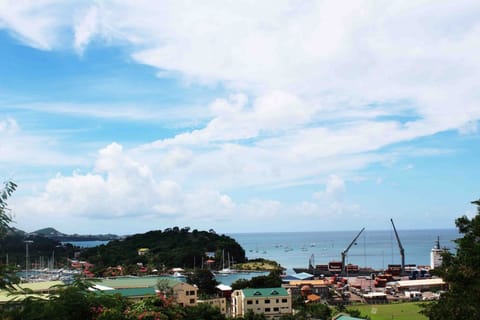 Looking straight out (southwest) from balcony.
