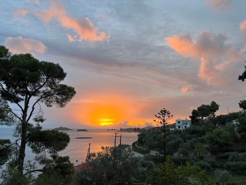 sunrise view from east porch