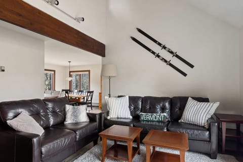 Open Concept Living Area with Cathedral Ceiling