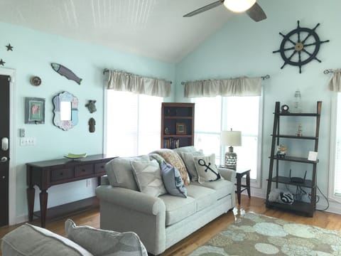 Living Room with Couch Seating for 6