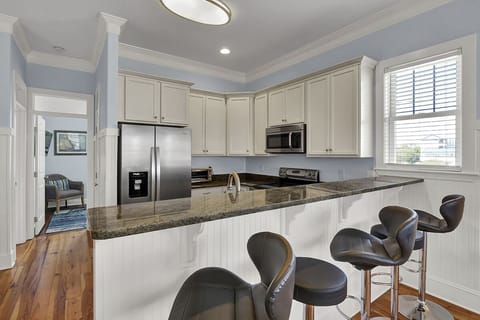 Bar seating perfect for breakfast