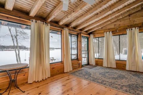 Porch with lake view