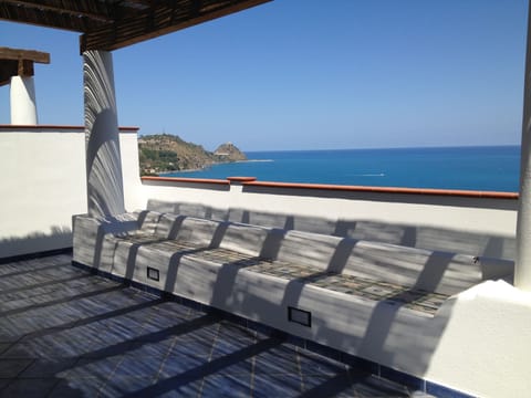 Capo d'Orlando panoramic view from "2-room with seaview"