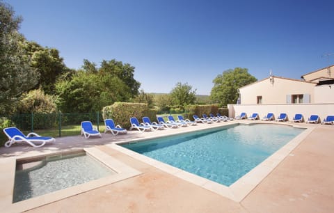 On a hot summer day, lounge by the pool and take in the beautiful sun.