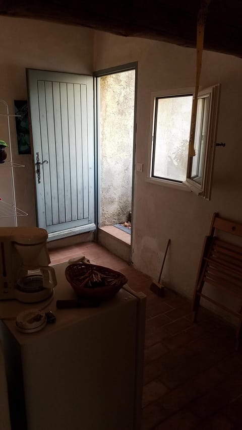 Doorway to rooftop terrace