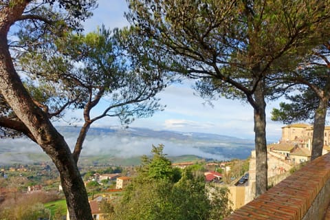 View from town