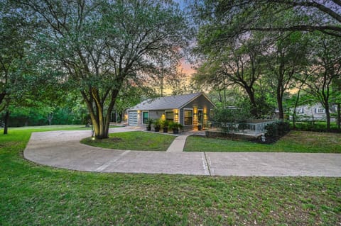 Private, backyard setting
