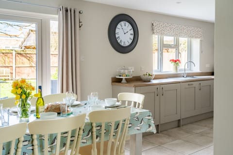 Ground floor: Dining area with access to garden