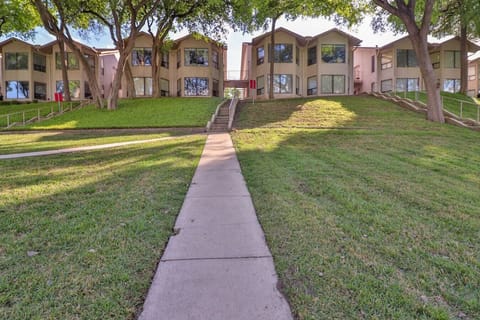 Back view of Comal River Condos
