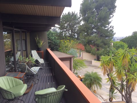 Deck view century city, Santa Monica and San Gabriel mtn ranges-270 degree view