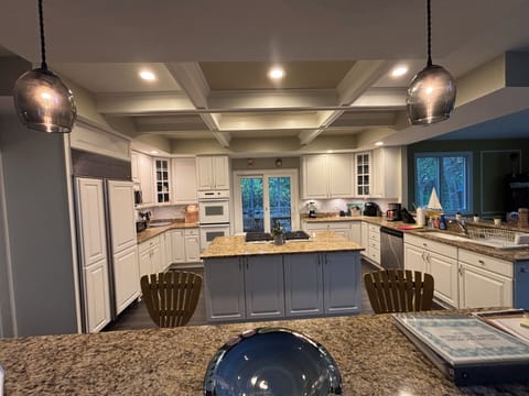 kitchen as seen from living area