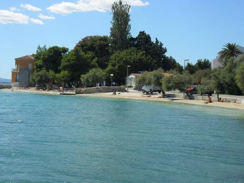 Beach 30 m from the apartment.