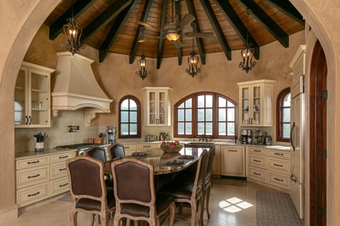 Chef's gourmet Kitchen at Villa Cin Cin. 