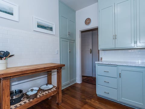 We provide pots and pans, silverware, cooking essentials and more!