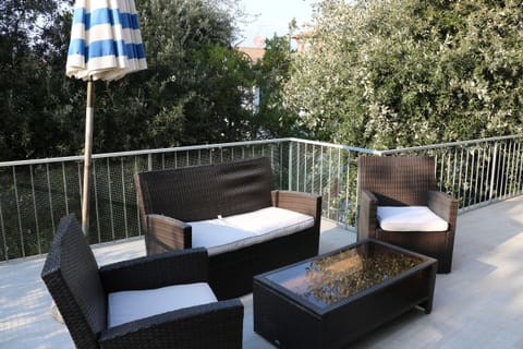 The sitting area on the Terrace recently renovated