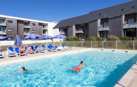 Take in gorgeous views while lounging around the on-site outdoor pool.