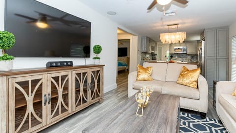 Living Room with Flat Screen TV