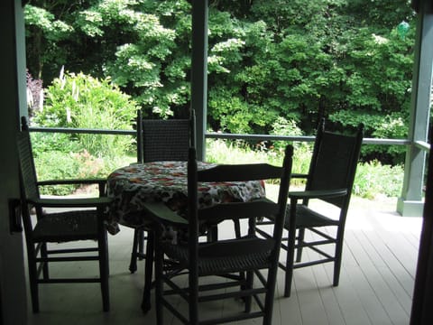 The Robert Frost Porch where Mr. Frost visited with th former owner