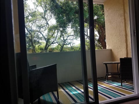 Balcony with sitting area 