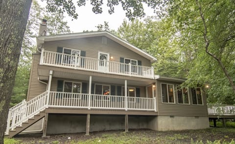 Double Level Balcony and Large Rear Deck