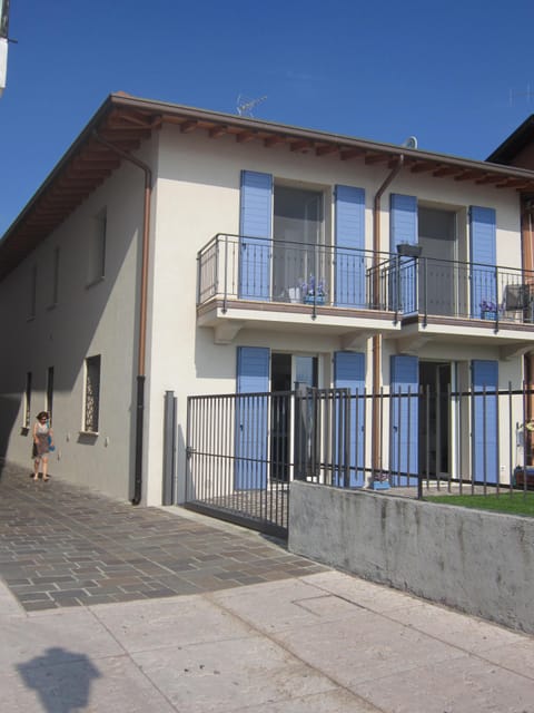 Outside of the apartment, ground floor and entrance