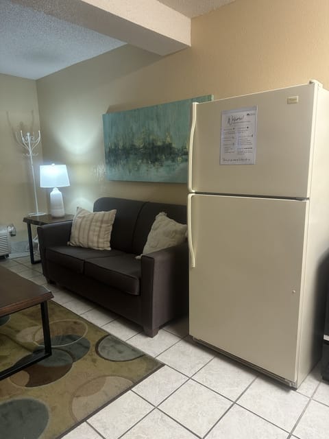 Couch, Furniture, Lamp, Refrigerator, Home Decor