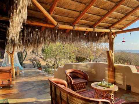 The veranda and lounge area.