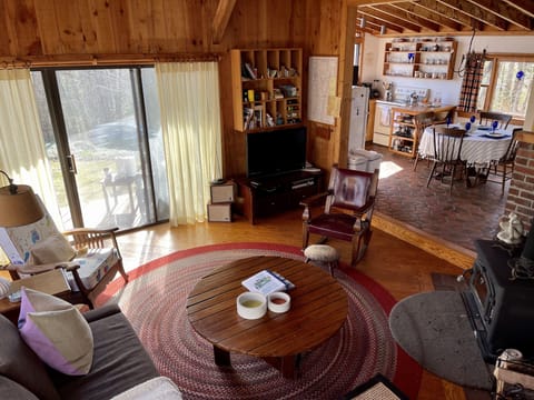 open concept living room and kitchen