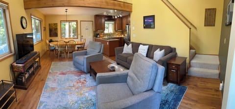 Living room, dining, kitchen