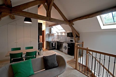 Vue sur l'espace cuisine