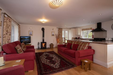 lounge of butterfly cottage