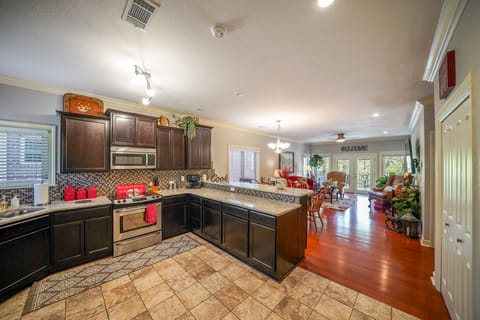 Open concept living/dining area....