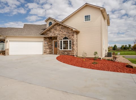 Front view of Townhome