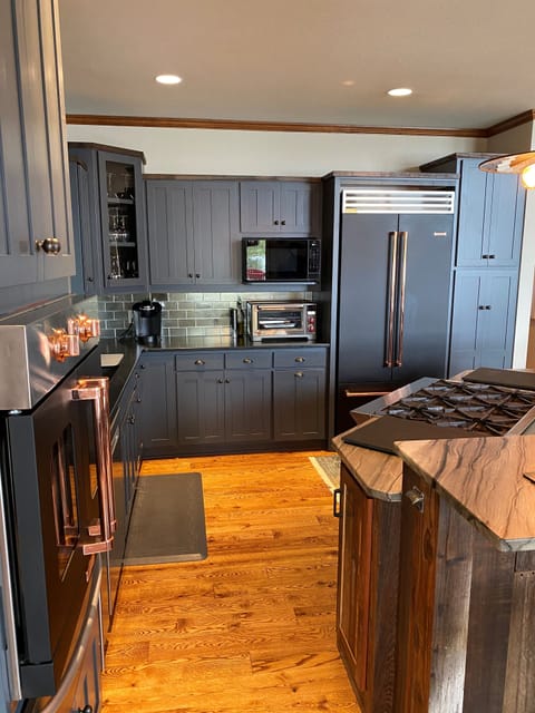 Kitchen with Bluestar and Wolf Appliances
