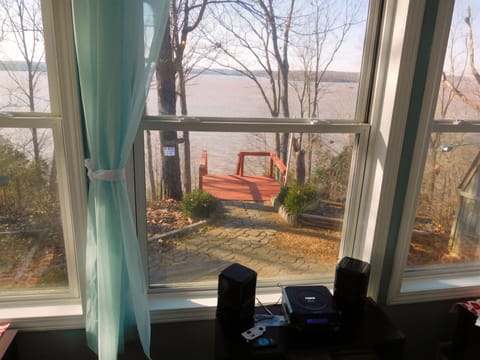 What a wonderful view!!  The sunroom is a great room to just enjoy life!