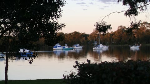 View from kitchen window and deck 