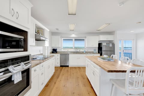 The kitchen is fully equipped for all of your cooking needs