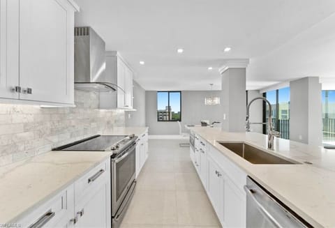 New open concept updated kitchen with stainless steel appliances! 