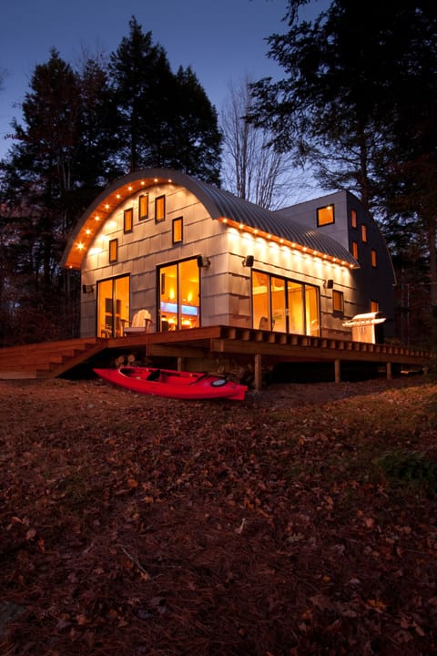 Night or day you'll enjoy Lunahawasset's deck overlooking the water & sunset
