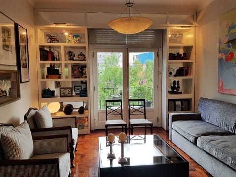 Beautiful apartment with french balcony.